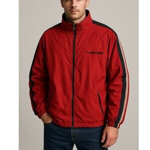Vintage Abercrombie Fleece Lined Windbreaker Anorak Jacket